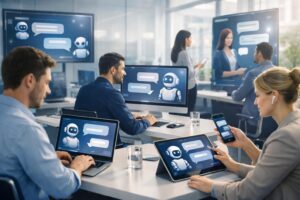 découvrez comment la montée du marketing conversationnel transforme les interactions clients grâce aux chatbots et assistants ia, améliorant l'engagement et la satisfaction.